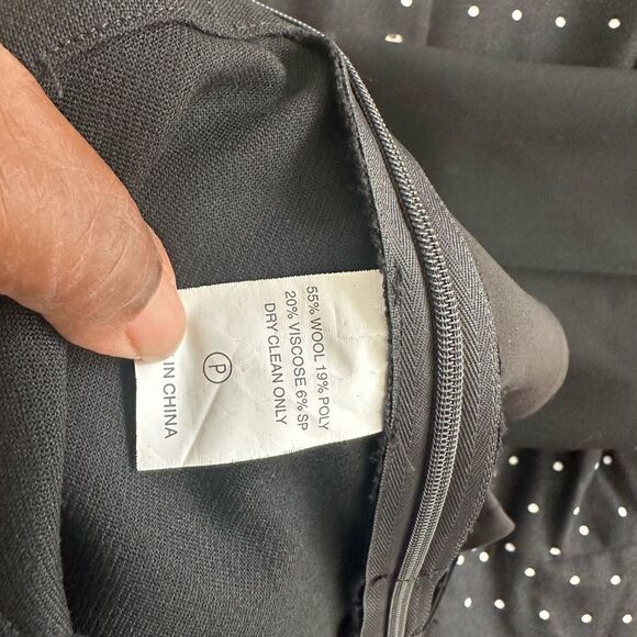 Marie Oliver Black Casual Slacks 4 - Picture 6 of 6